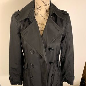 DKNY Black Trench Coat